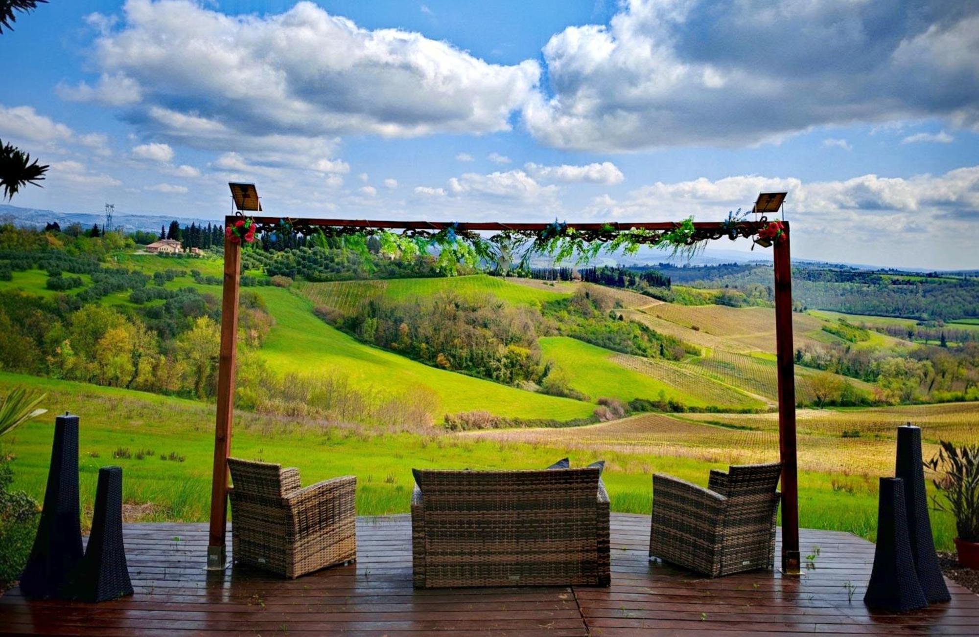 Il Leccio - casa toscana il fienile Gambassi Terme Esterno foto